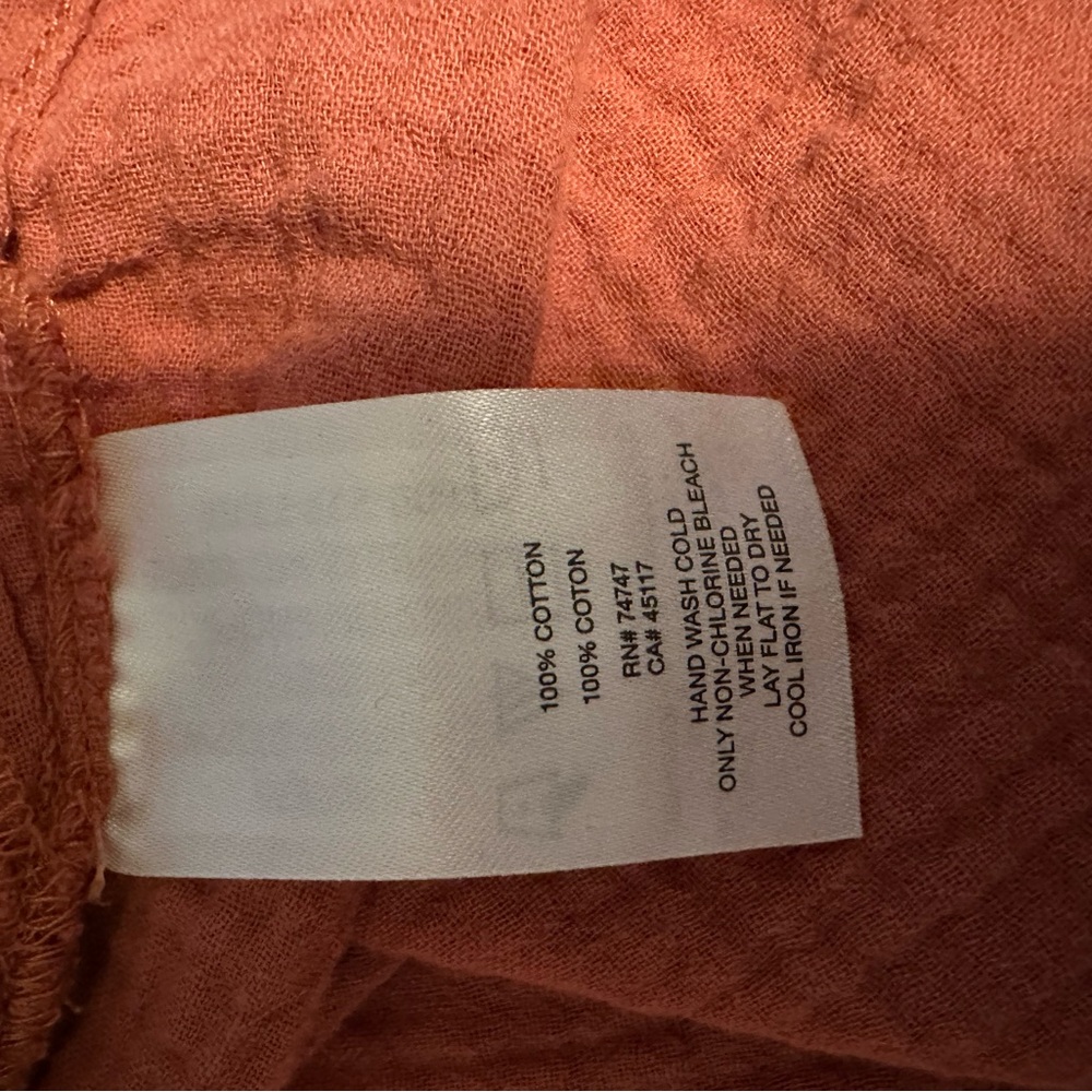 Natural Reflections Rust Textured Top - Picture 4 of 4